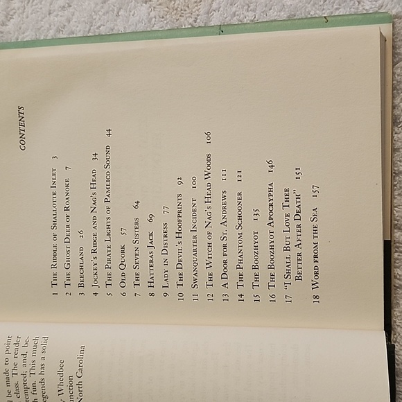 Outer Banks  Vintage book Legends of the Outer Banks HCDJ 1974 - Picture 8 of 8